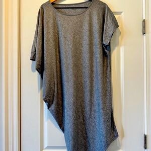 Athleta Heather Gray Sunlover Hilo Asymmetrical UPF Women's Dress